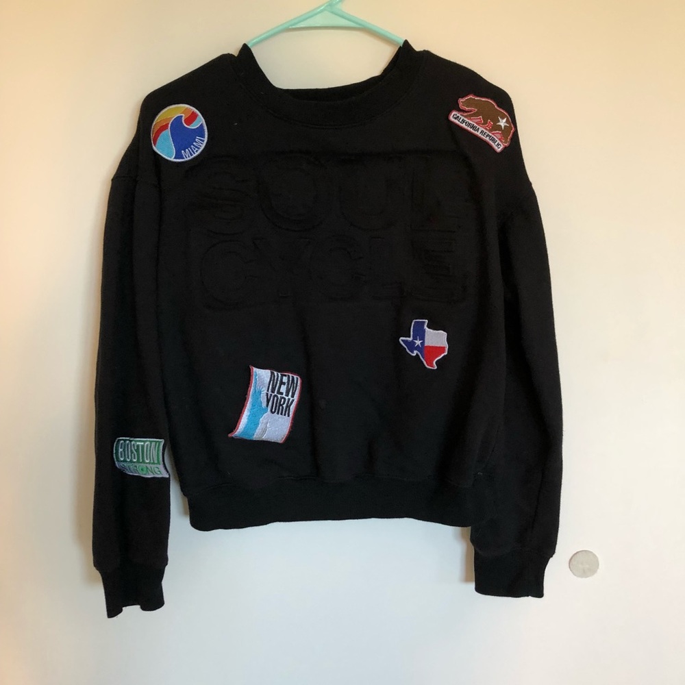 SoulCycle patch sweatshirt
